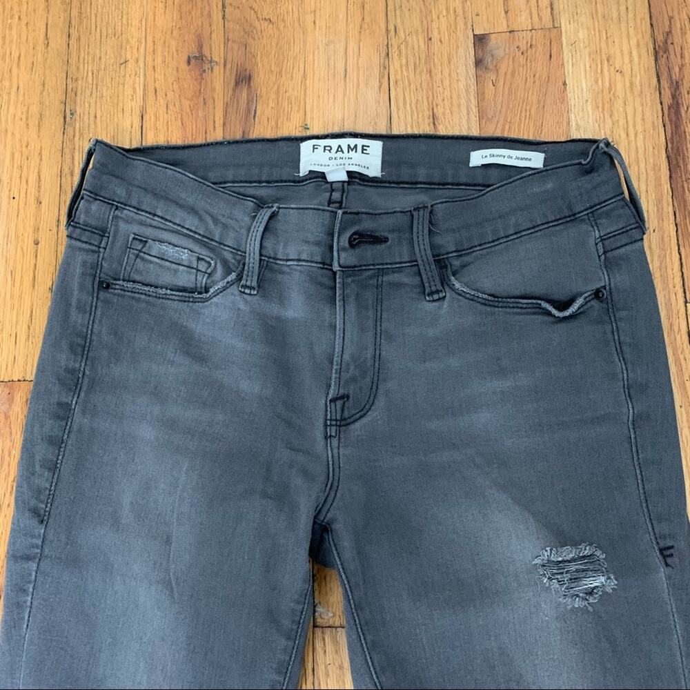 FRAME le skinny de jeanne grays inn jeans - Picture 3 of 6